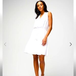 WHITE HOUSE BLACK MARKET Drawstring Mini Dress